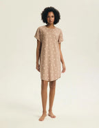 Eluna | camicia da notte in cotone con stampa marine gull