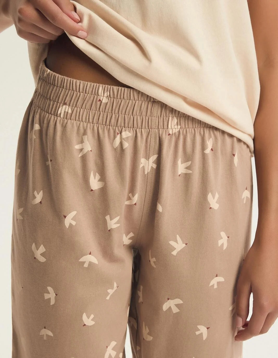 Eluna | pigiama donna in cotone con pantaloni 3/4 e stampa