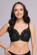 Enia | reggiseno soft con pizzo glitterato | sostegno
