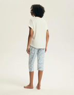 Estes | pigiama donna in cotone con pantaloni 3/4