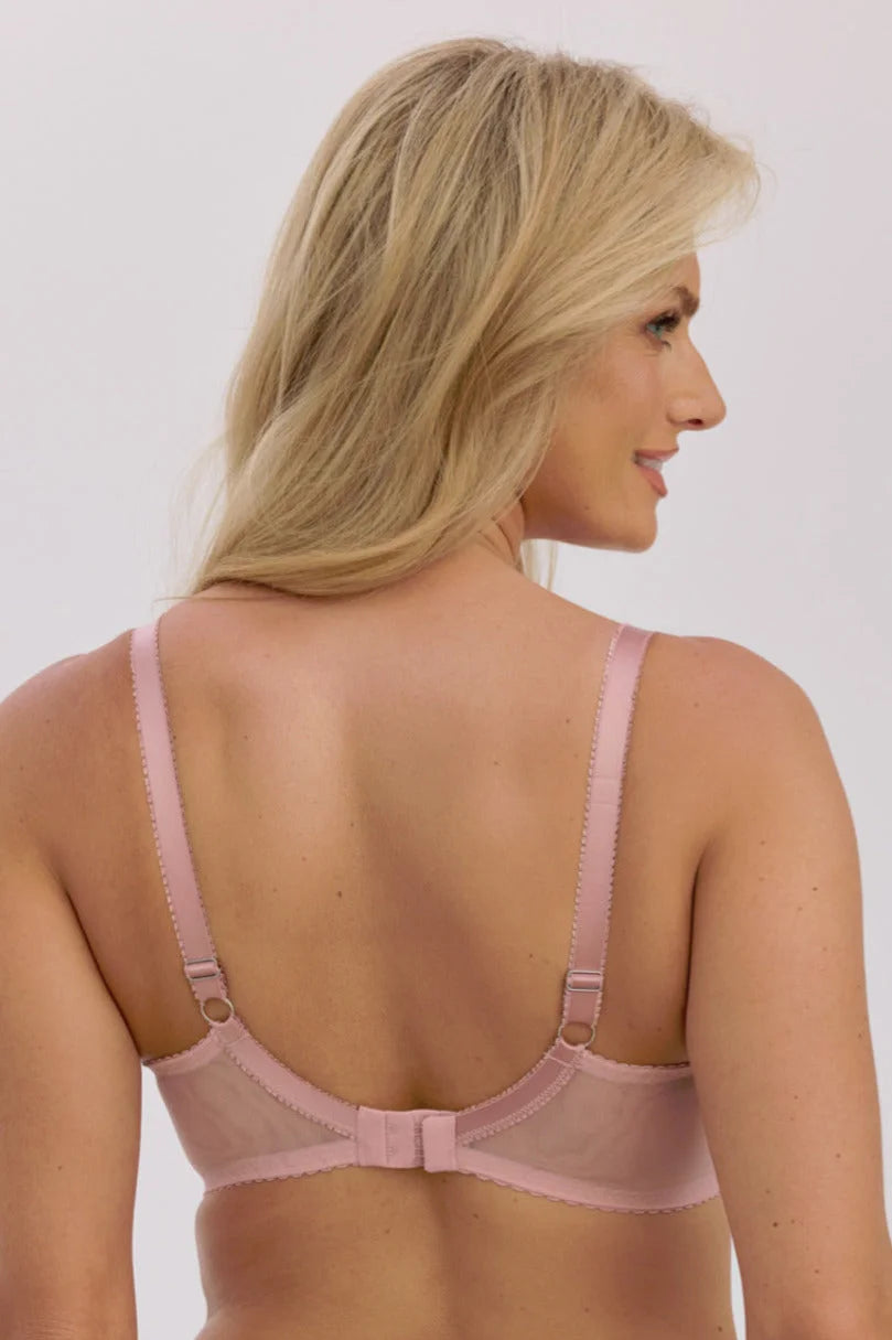 (evelyn nia) reggiseno semi-soft – pizzo raffinato e tulle