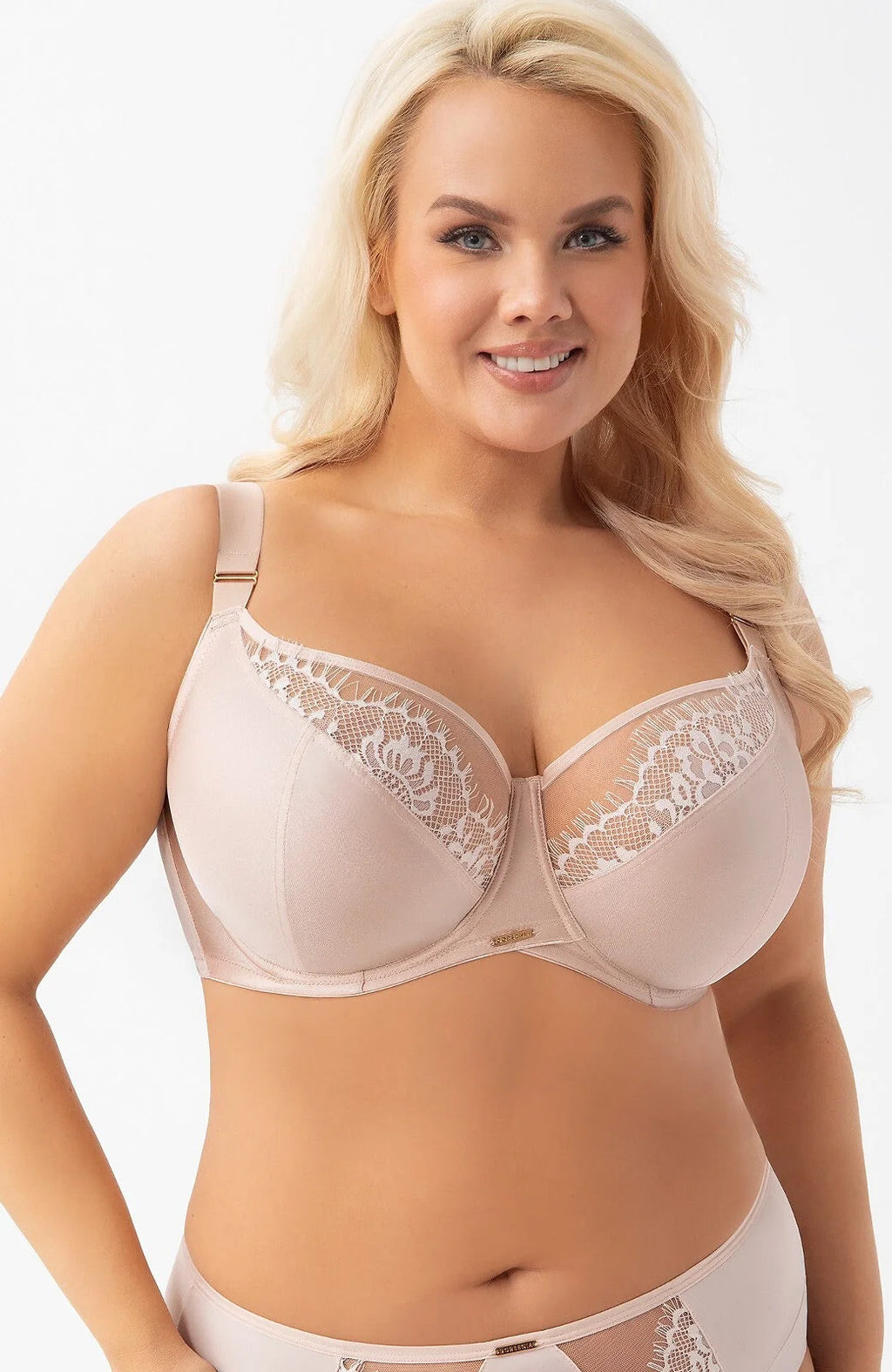 Evia - k937 - beige - reggiseno morbido per seni medi