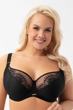 Evia - k937 - nero - reggiseno morbido per seni medi grandi