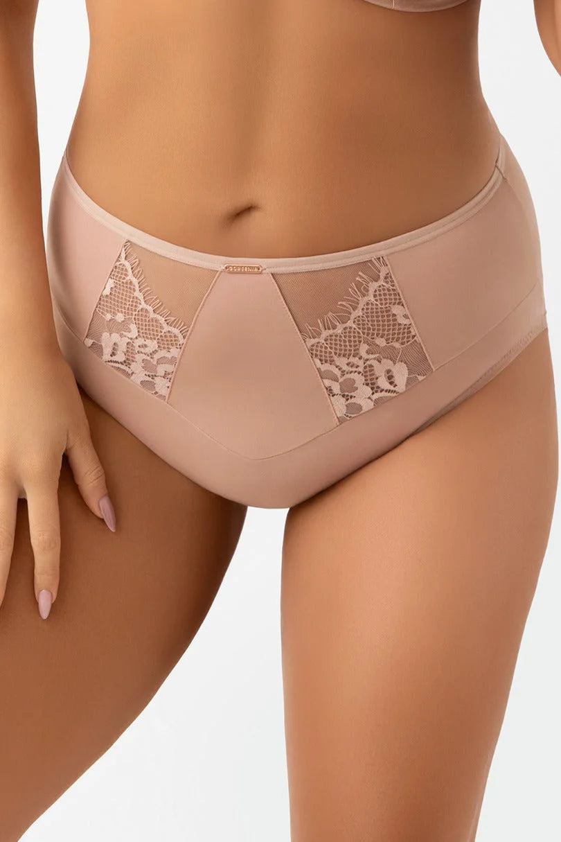 Evia - k938 - cappuccino - slip donna in microfibra
