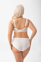 Evia | reggiseno soft in tulle e pizzo - ecru