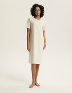 Evika - camicia da notte donna in cotone con stampa fragole