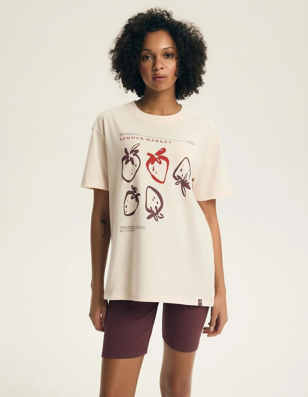 Evika | pigiama estivo donna con shorts a costine e stampa