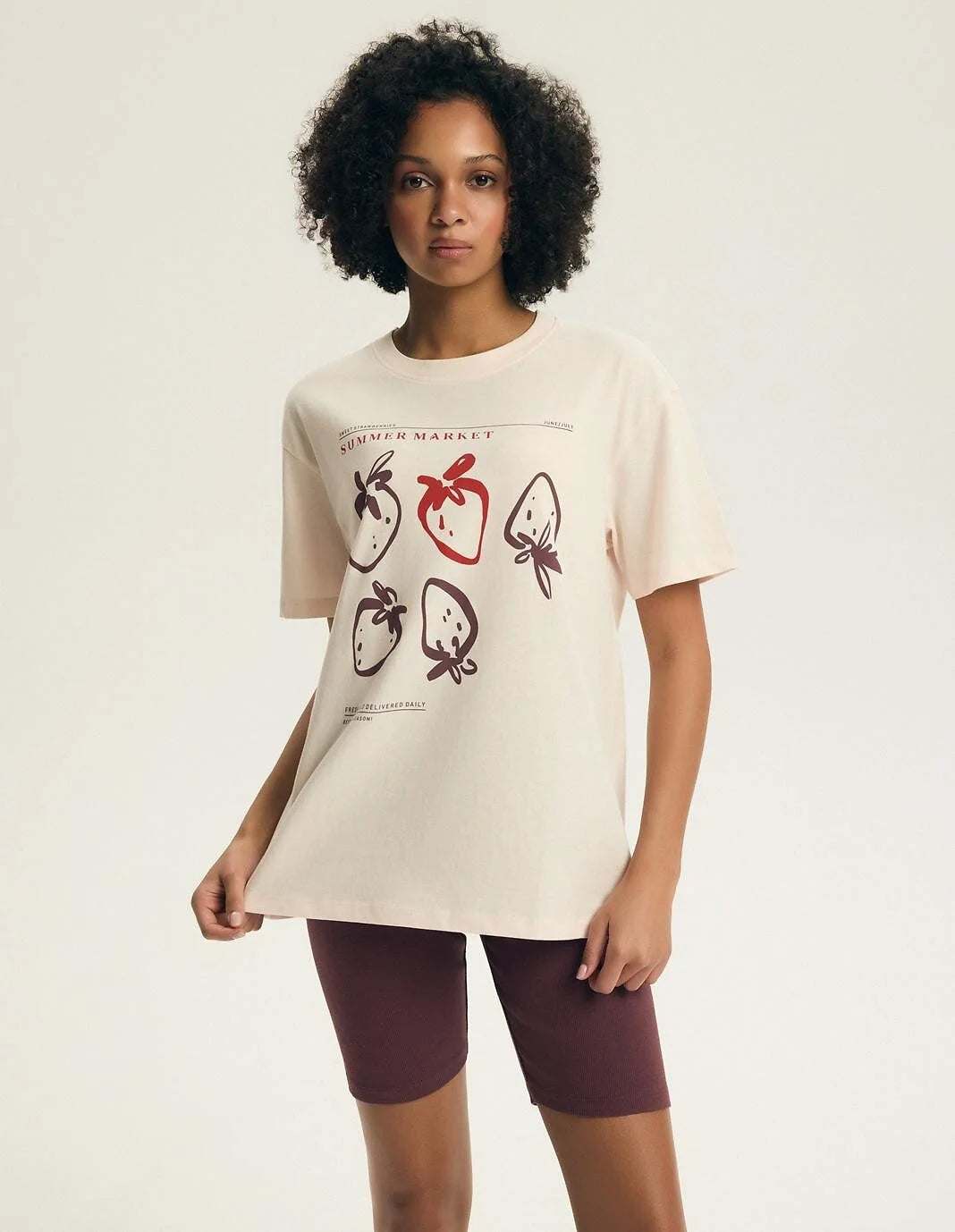 Evika | pigiama estivo donna con shorts a costine e stampa