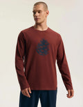 Fall - 45494 - pigiama lungo da uomo in puro cotone