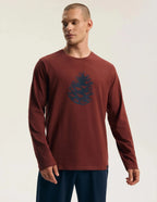 Fall - 45494 - pigiama lungo da uomo in puro cotone