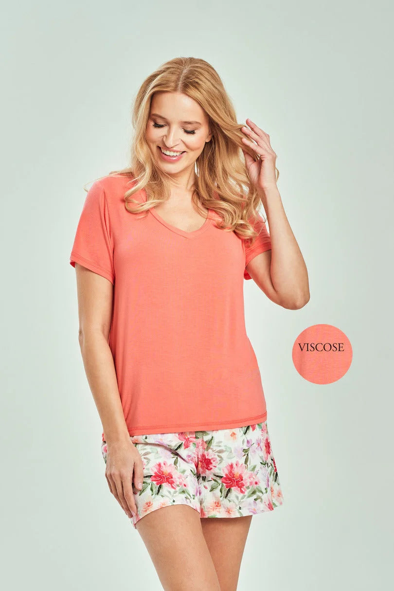 Felicia | pigiama estivo donna – t-shirt in viscosa