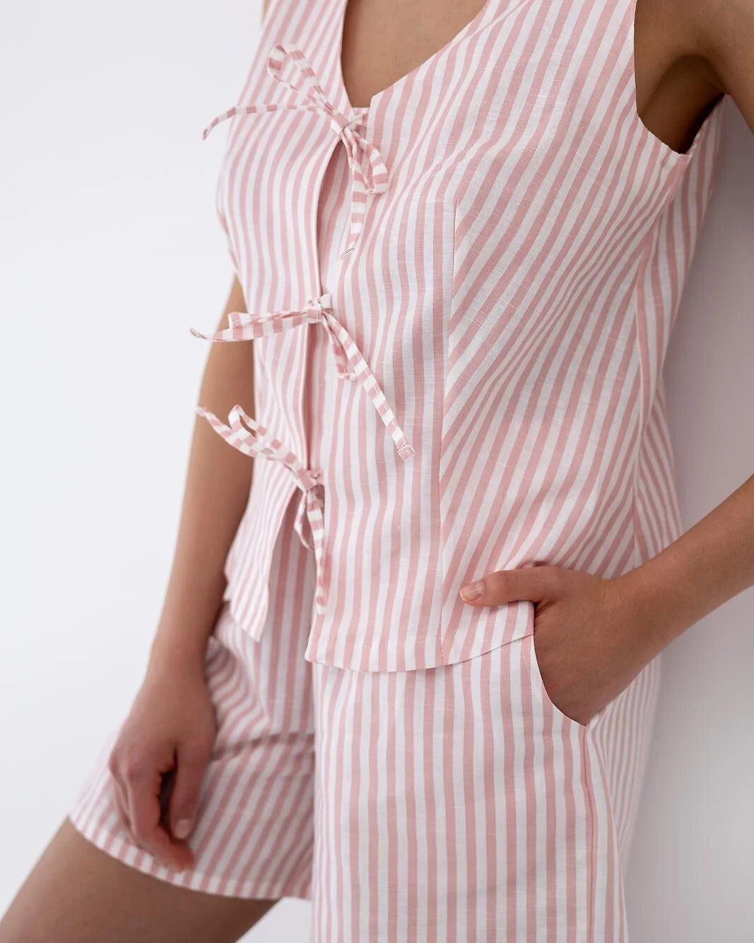 Felicity | pigiama da donna in lino e cotone