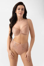 K938 - evia - cappucino - slip donna in microfibra coprente