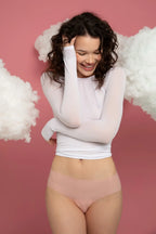 Figi julimex mousse classic xs-2xl beżowy