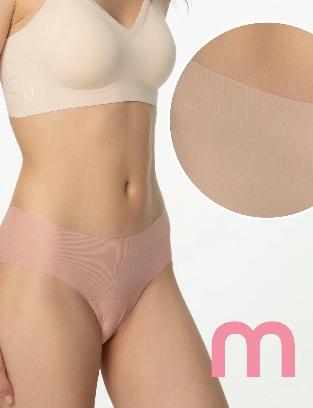 Figi julimex mousse classic xs-2xl beżowy