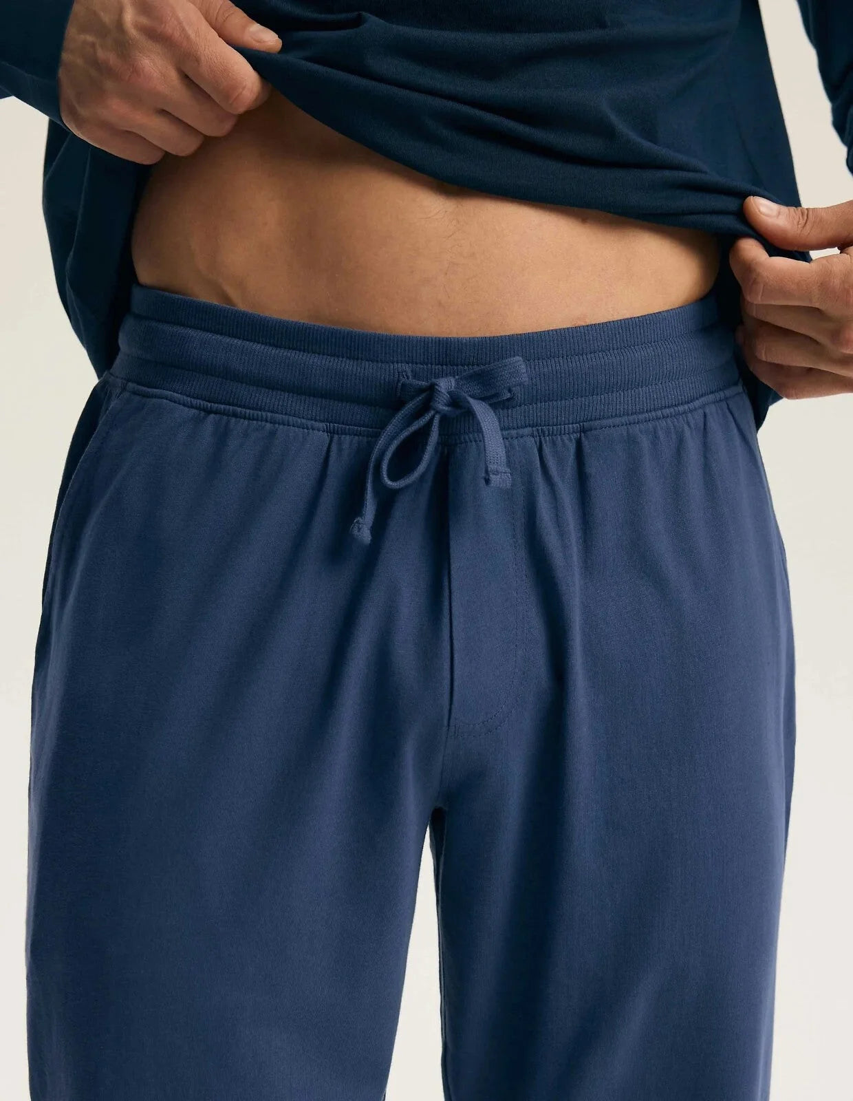 Fin - 45499 - pigiama lungo da uomo in puro cotone