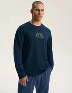 Fin - 45499 - pigiama lungo da uomo in puro cotone