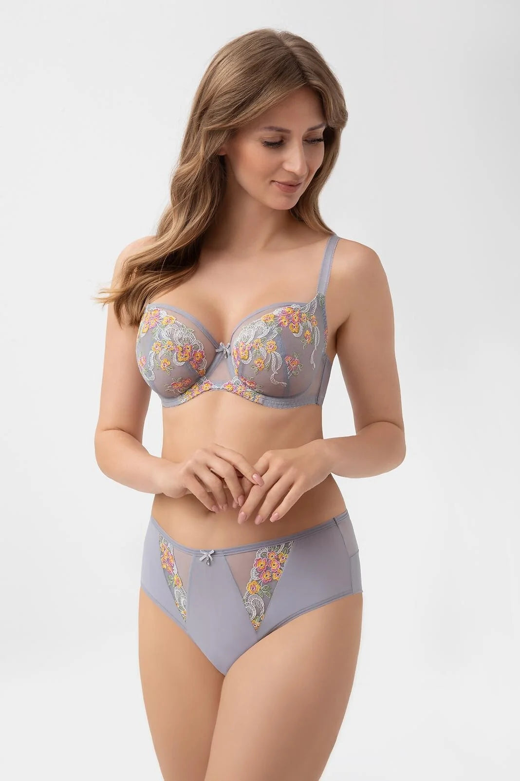 Flora - b015 - slip brasiliana da donna a vita media