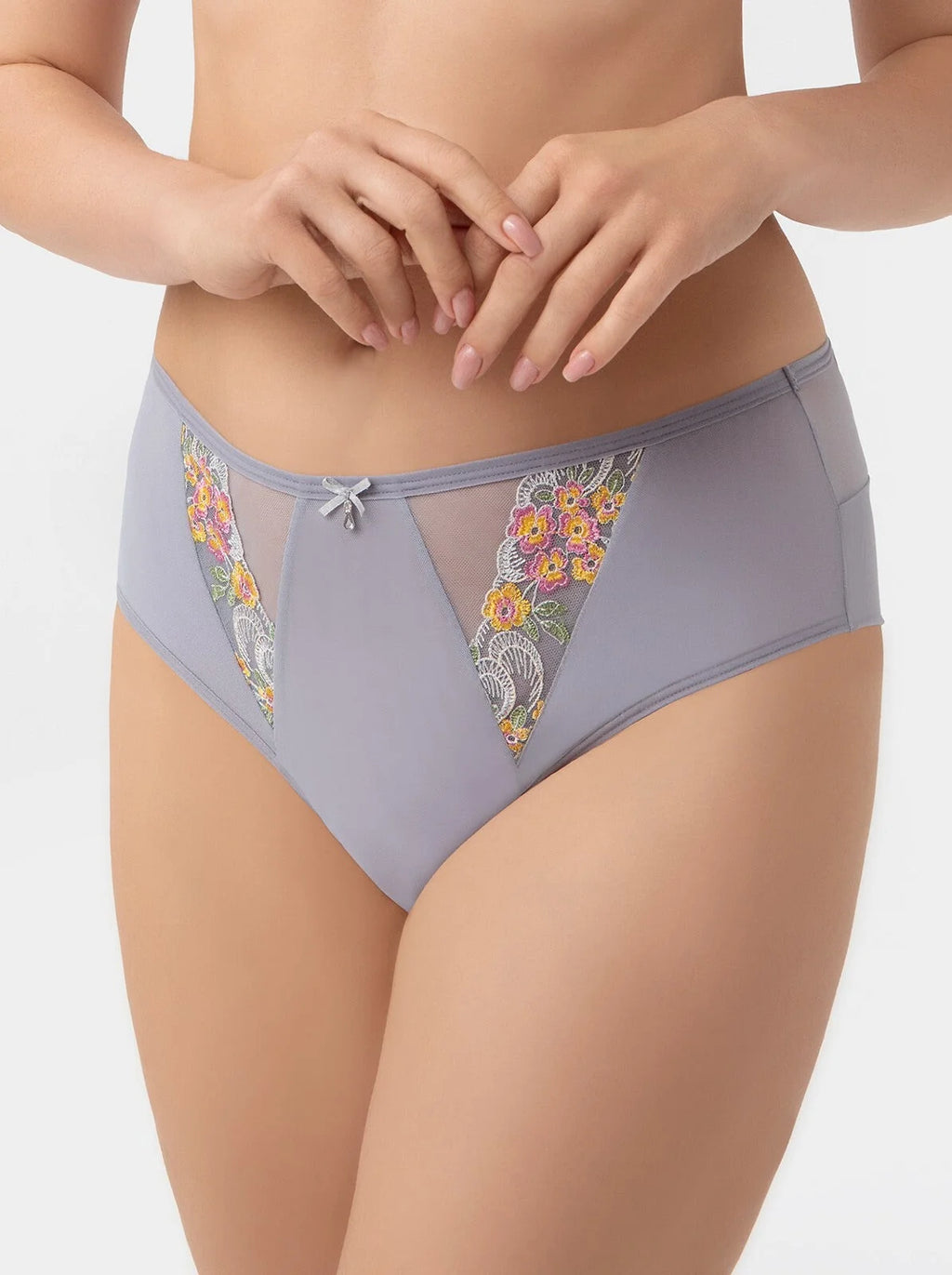 Flora - b015 - slip brasiliana da donna a vita media