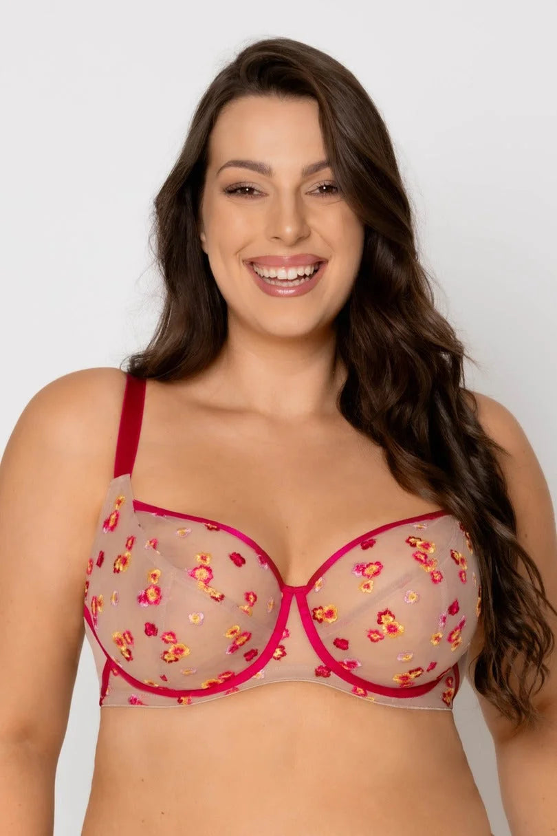(flora) reggiseno soft con ferretto per seni generosi