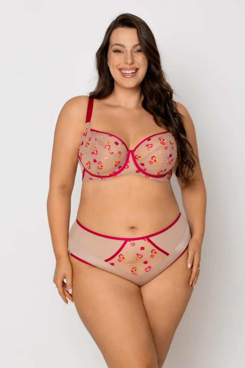 (flora) reggiseno soft con ferretto per seni generosi