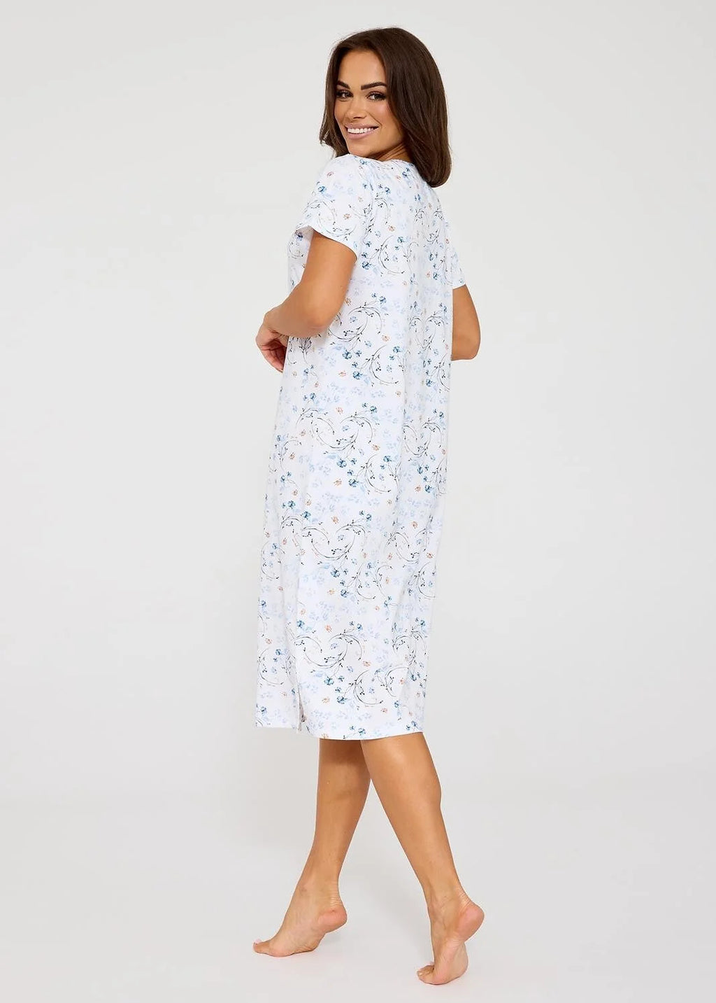 Florence | camicia da notte donna in puro cotone