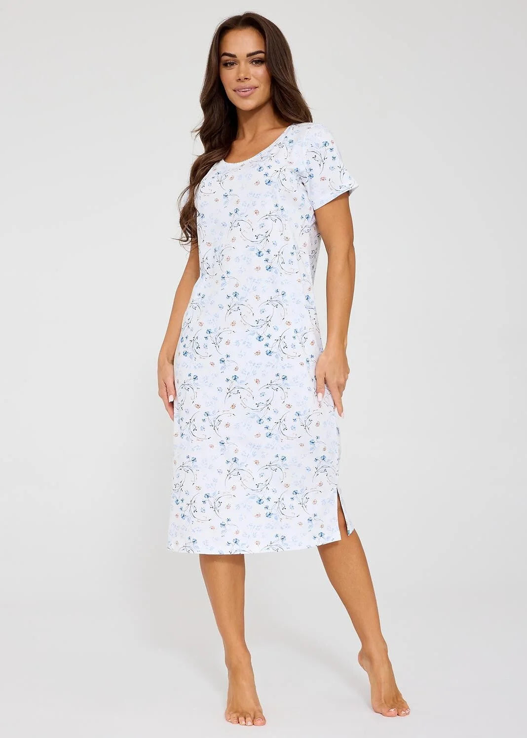Florence | camicia da notte donna in puro cotone