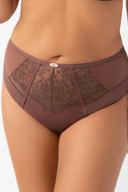 (frida) slip donna classico in tulle e ricamo