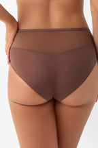 (frida) slip donna classico in tulle e ricamo