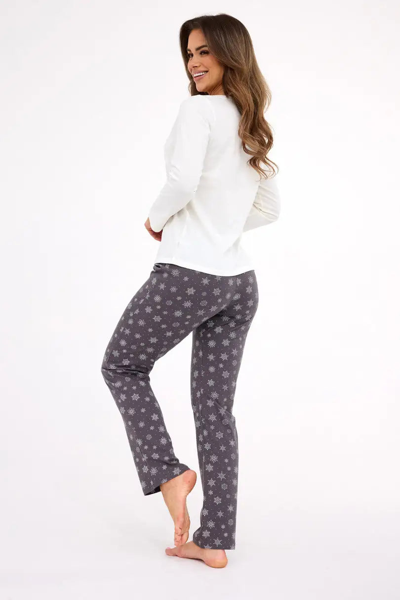 Friends | pigiama da donna in cotone con pantaloni fantasia