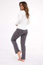 Friends | pigiama da donna in cotone con pantaloni fantasia