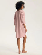 Galla - camicia da notte donna in cotone con taschino