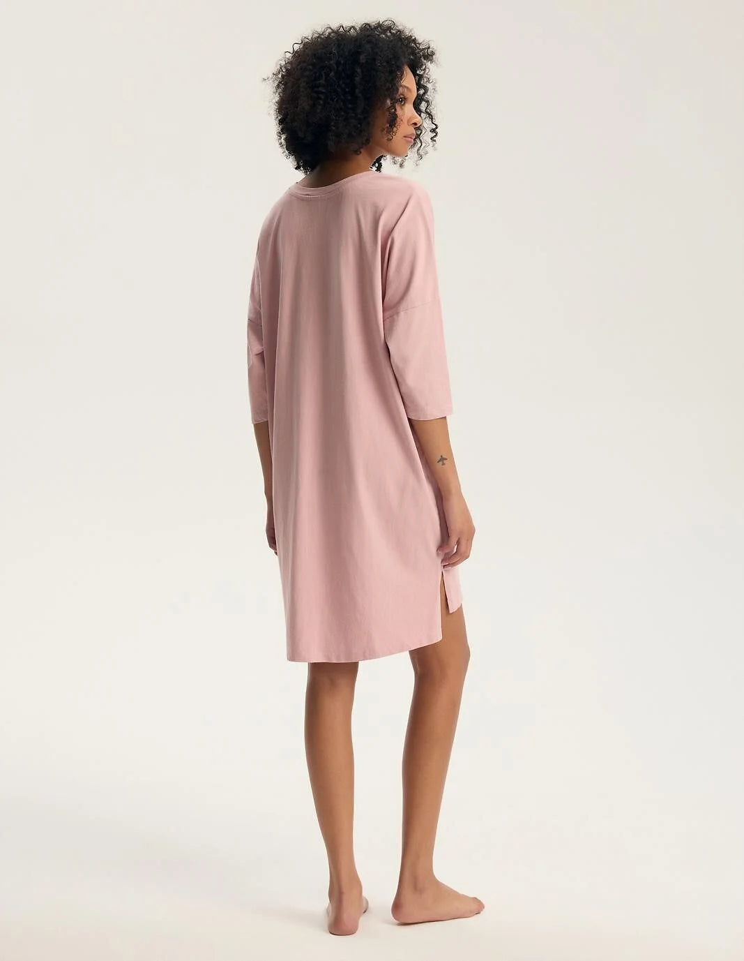 Galla - camicia da notte donna in cotone con taschino