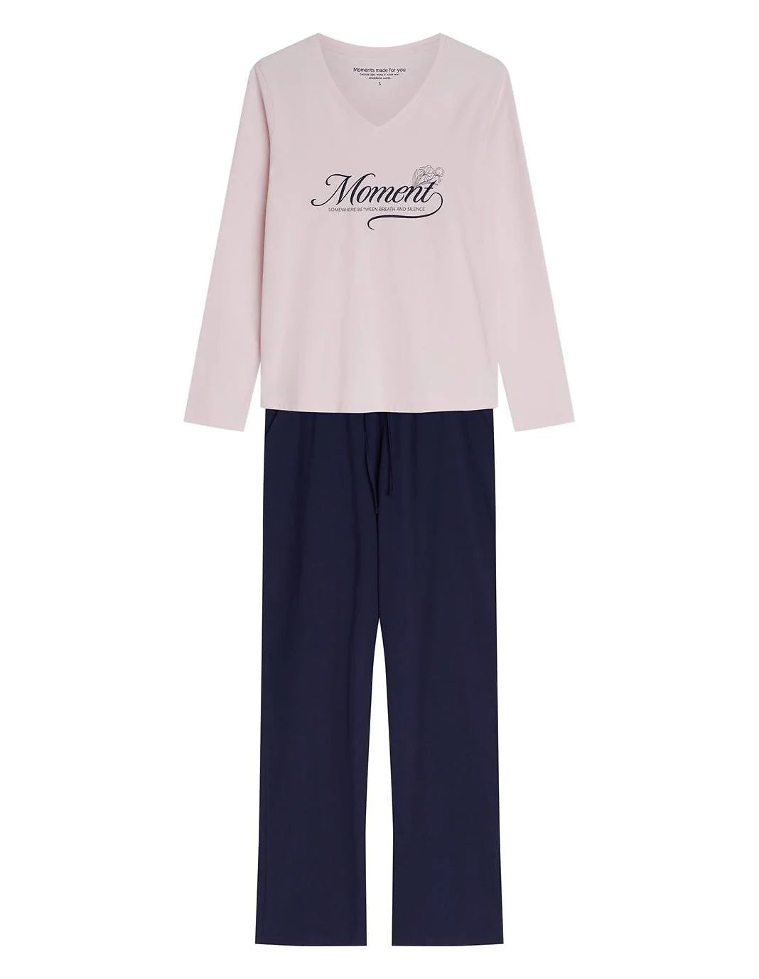 Gianna - pigiama lungo da donna in 100% cotone