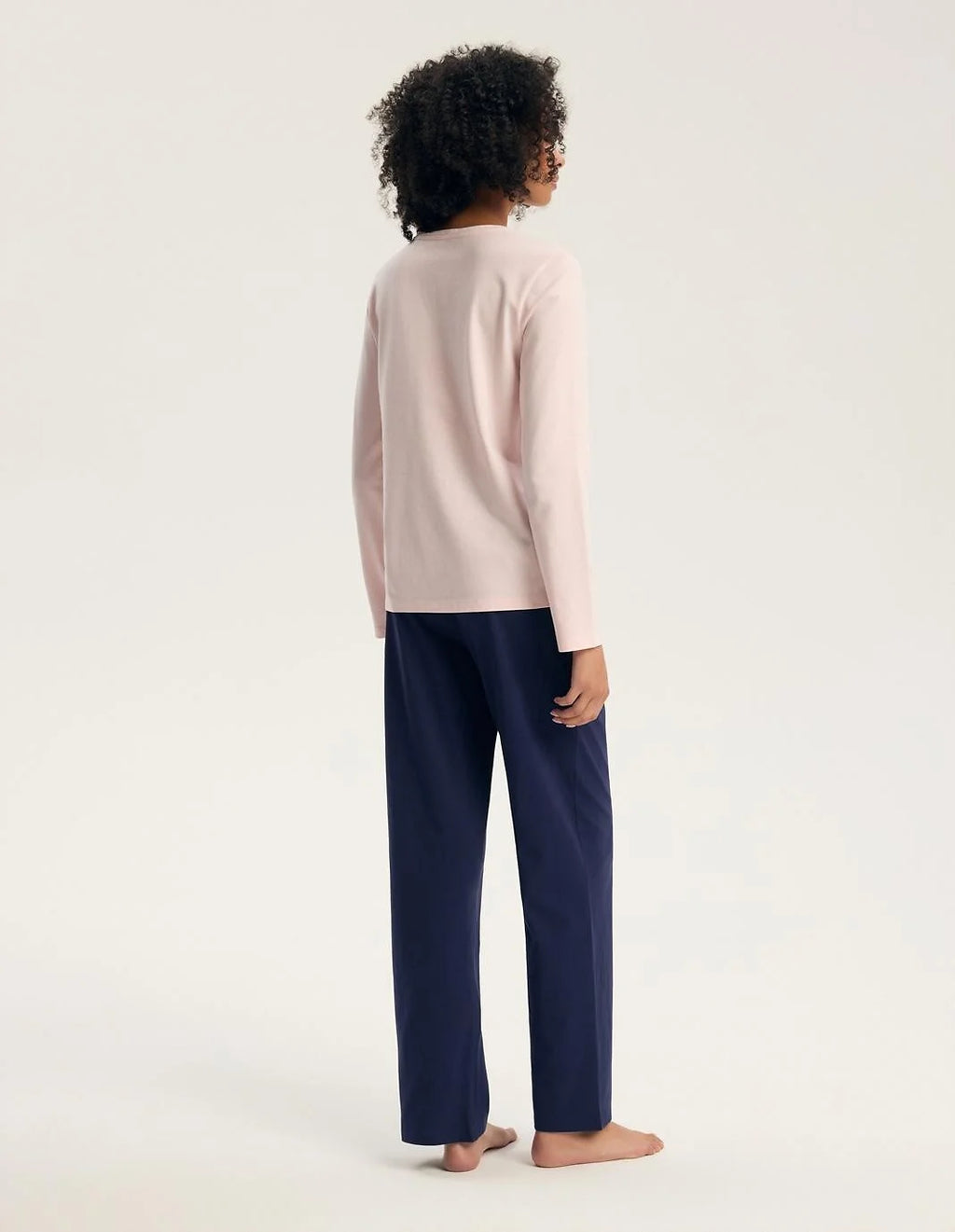 Gianna - pigiama lungo da donna in 100% cotone