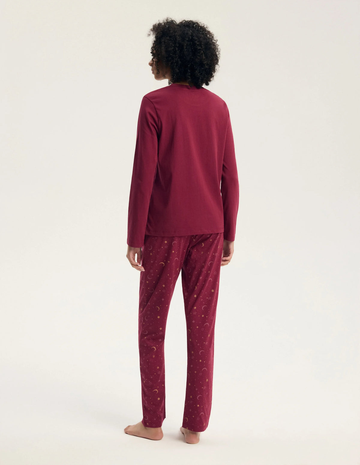 Gilly - 45439 - pigiama lungo da donna in 100% cotone