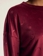 Gilly - 45442 - pigiama lungo da donna in velluto