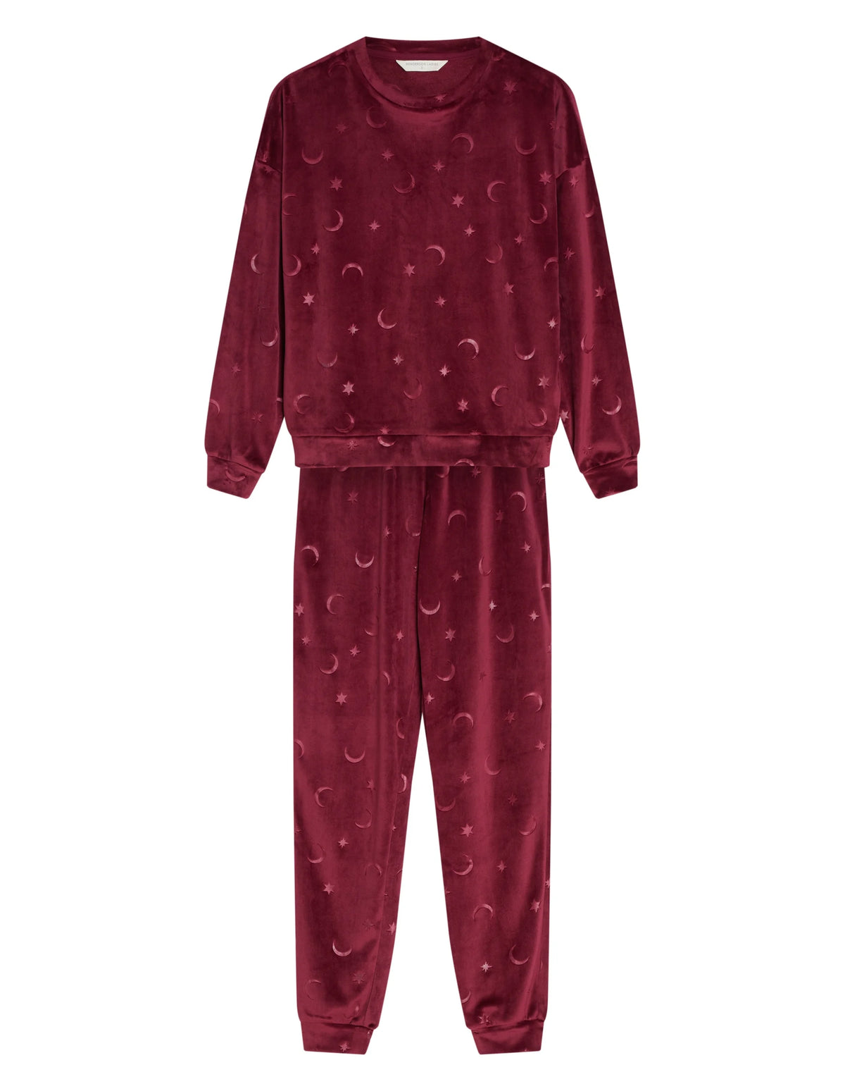 Gilly - 45442 - pigiama lungo da donna in velluto