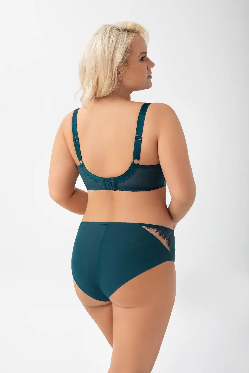 Glen | slip a vita alta in tulle e pizzo effetto invisibile