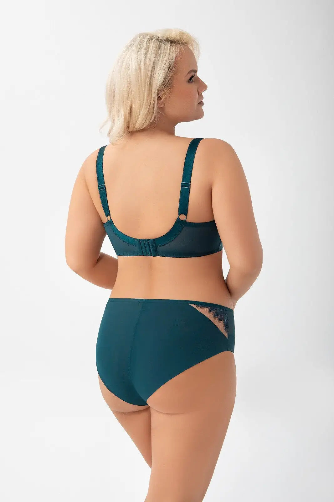 Glen | slip a vita alta in tulle e pizzo effetto invisibile