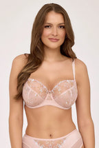 (glided petal) reggiseno soft con ricamo a fiorellini - 2228
