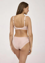(glided petal) slip in microfibra e tulle ricamato - 2228