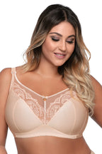 Gloria - 1691/1 - reggiseno morbido senza ferretto con pizzo