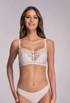Gloria - 1691/1 - reggiseno morbido senza ferretto con pizzo