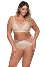 Gloria - 1691/1 - reggiseno morbido senza ferretto con pizzo