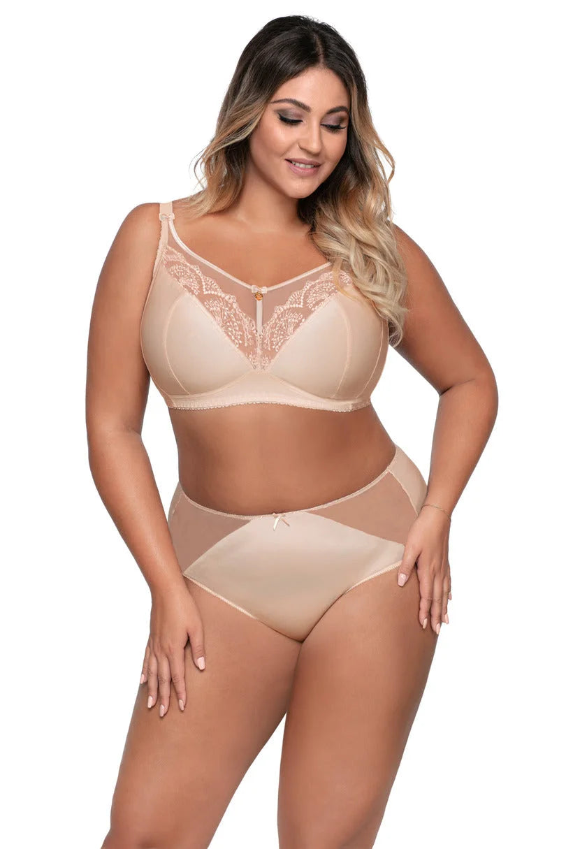 Gloria - 1691/1 - reggiseno morbido senza ferretto con pizzo
