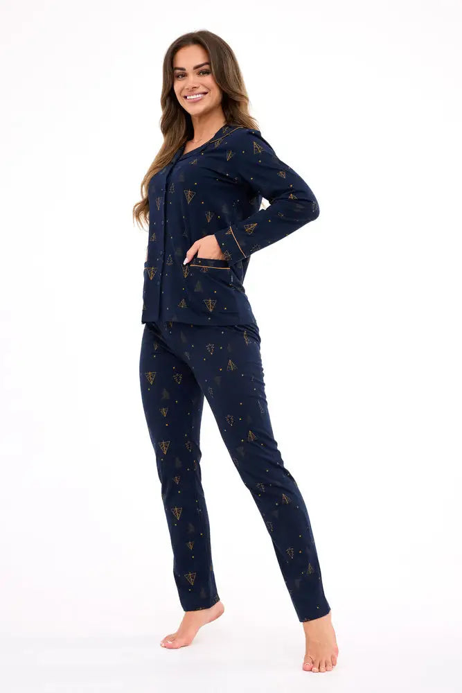 Gold christmas | pigiama da donna della collezione merry