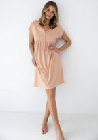 Goldie | camicia da notte donna in cotone con bottoni