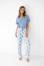 Gracelyn | pigiama donna in viscosa setosa con pantaloni
