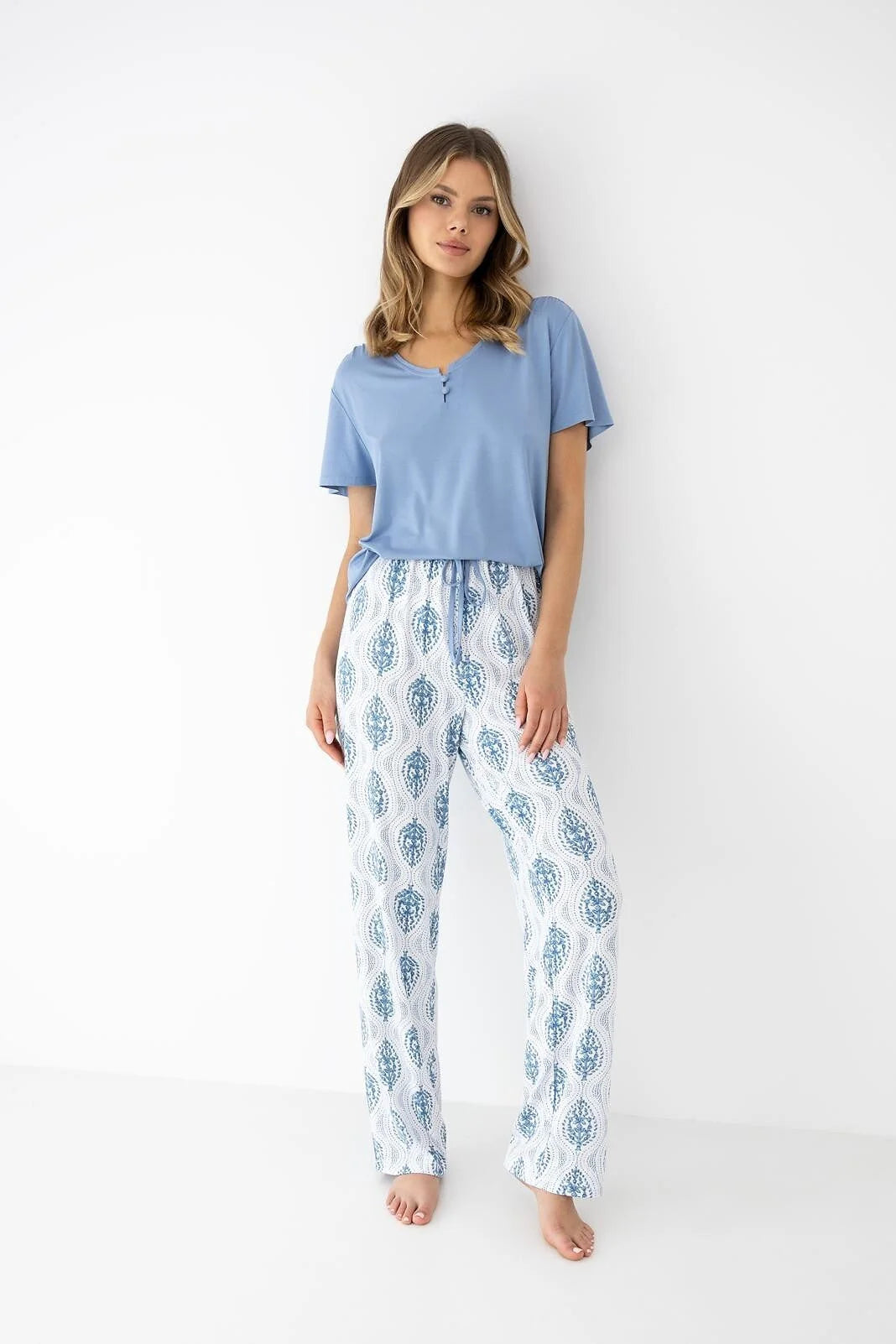Gracelyn | pigiama donna in viscosa setosa con pantaloni